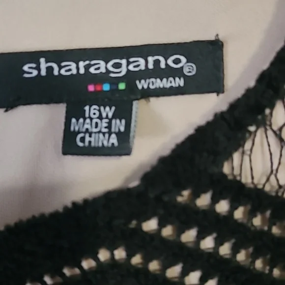 Sharagano Lace Dress 16W - Picture 6 of 12